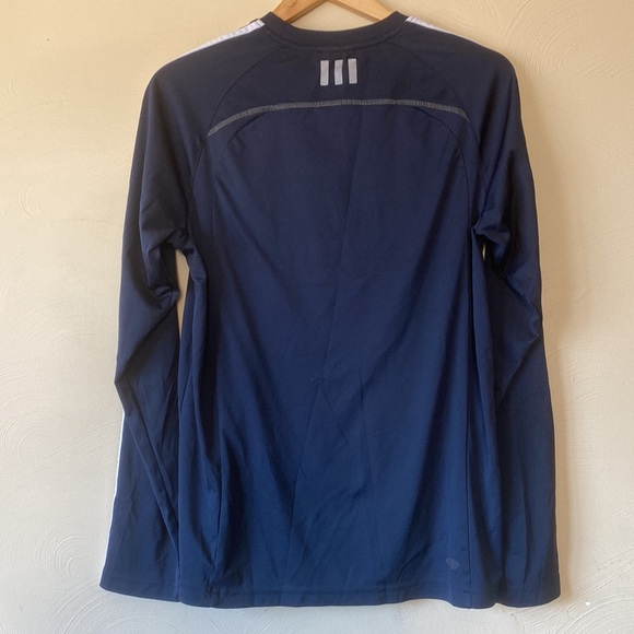 Men’s medium adidas clima 365 blue long sleeve - Picture 2 of 3